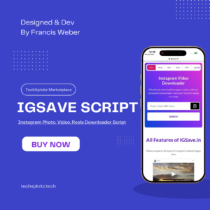 IGSave - Instagram Photo, Video, Reels Downloader Script