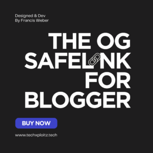 Organic Safelink For Blogger with Adlinkfly Integration